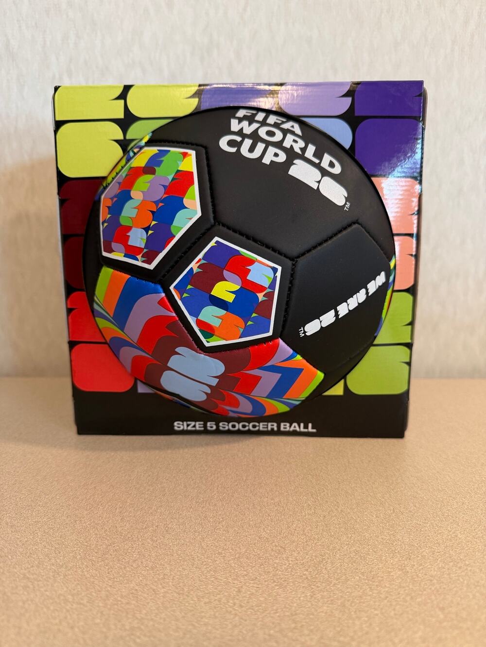 Capelli FIFA World Cup 26 We Are 26 Blackout Soccer Ball Size 5 Licensed